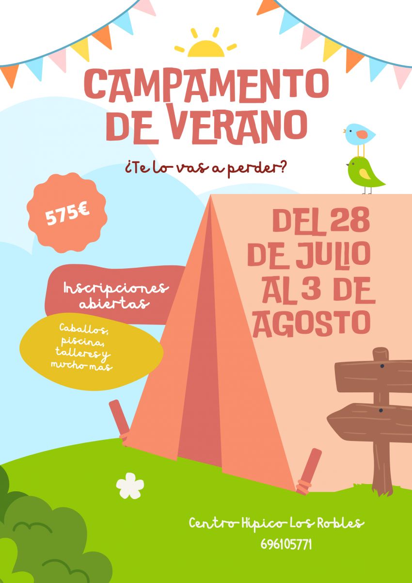 cartel campamento 2025